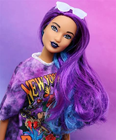 barbie purple hair